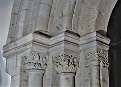 c12 doorway into n. transept, hythe church, kent (55)