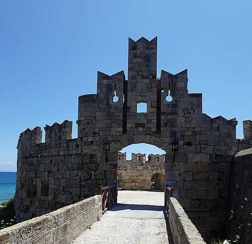Tor des Heiligen Paulus, in der Bastion Saint Georges in Rhodos Stadt