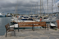 The benches of Ibiza