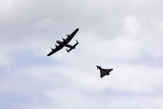 Lancaster and Typhoon