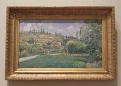 A Cowherd at Valhermeil, Auvers-sur-Oise by Pissarro in the Metropolitan Museum of Art, May 2011