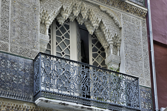 Moorish Revival –  – Restaurante Mosaico, Calle Sánchez Pastor, Málaga, Andalucía, Spain