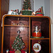 Christmas tree and music boxes