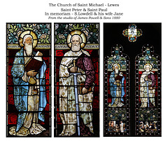 Lewes - The Church of Saint Michael - SS Peter & Paul studio James Powell & Sons