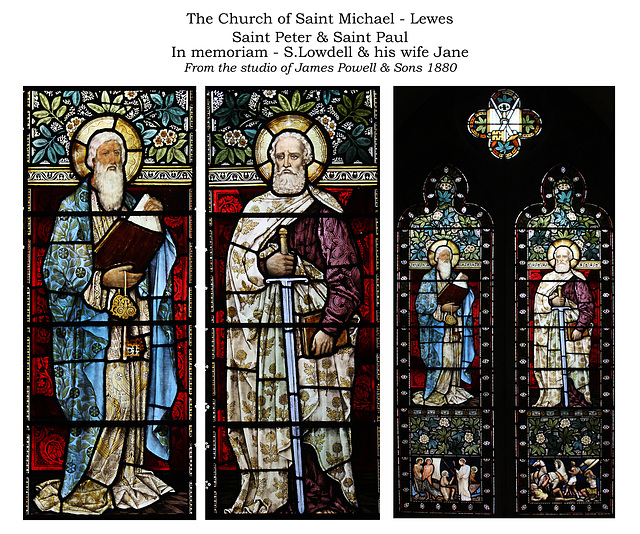 Lewes - The Church of Saint Michael - SS Peter & Paul studio James Powell & Sons