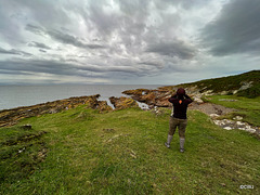 View from the Tarbet Ness Peninsula coastal trail