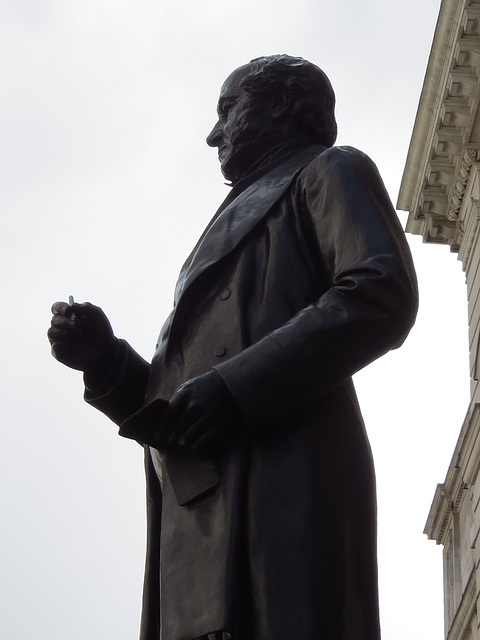 sir rowland hill statue, london