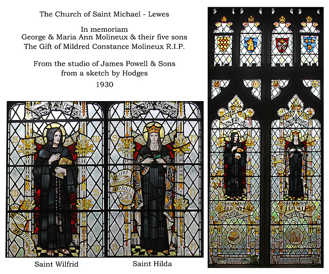 Lewes - The Church of Saint Michael - SS Wilfrid & Hilda studio James Powell & Sons