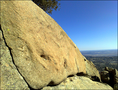 Granite slab. Sierra de La Cabrera.