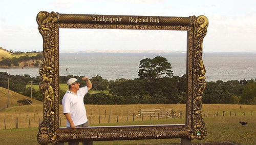 Ian in the Shakespear Regional Park