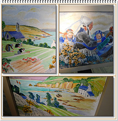 Fresque au musée Yvonne Jean-Haffen à Dinan (22)