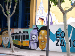 Wall paintings.