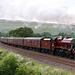 LMS class 6P Jubilee 4-6-0 45699 GALATEA with 1Z87 15.00 Carlisle - Milton Keynes The Cumbrian Mountain Express at Smardale 23rd June 2018 (steam as far as Farington Jct)