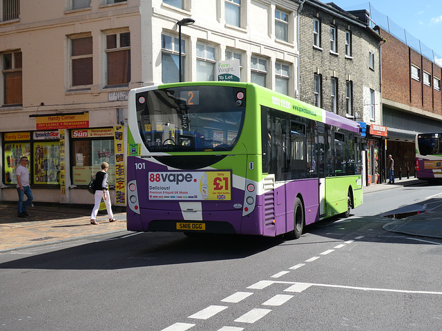 Ipswich Buses 101 (SN16 OGG) - 21 Jun 2019 (P1020646) Ipswich Buses 101 (SN16 OGG) - 21 Jun 2019 (P1020646)
