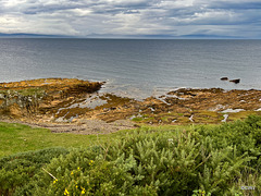 View from the Tarbet Ness Peninsula coastal trail