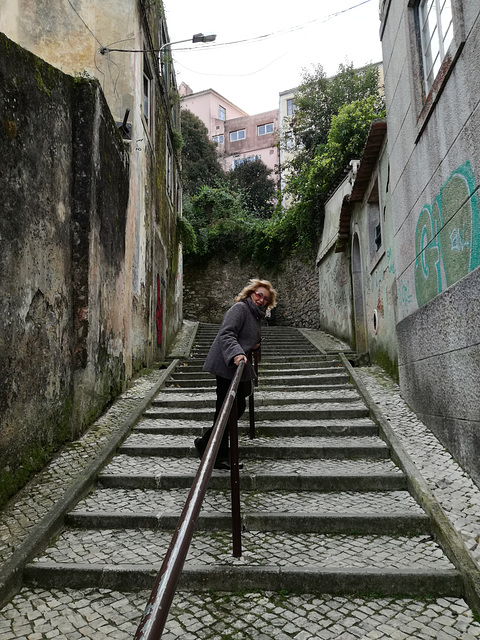 Can it be that going this stairway up and down several times a day is good for heart?