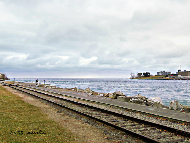 January at the river, no ice, yet.