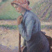 Detail of Two Young Peasant Women by Pissarro in the Metropolitan Museum of Art, May 2011 Detail of Two Young Peasant Women by Pissarro in the Metropolitan Museum of Art, May 2011
