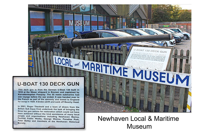 Newhaven Museum U-boat gun - 27.10.2015