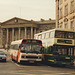 Yorkshire Buses 128 (HED 205V) and Yorkshire Rider 5178 (G178 JYG) in Huddersfield – 12 Oct 1995 (291-17)