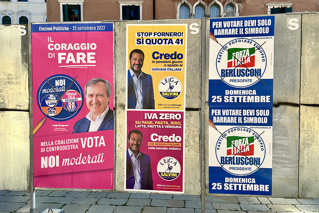 Venice 2022 – Election posters