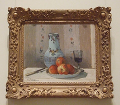 Still Life with Apples and Pitcher by Pissarro in the Metropolitan Museum of Art, May 2011