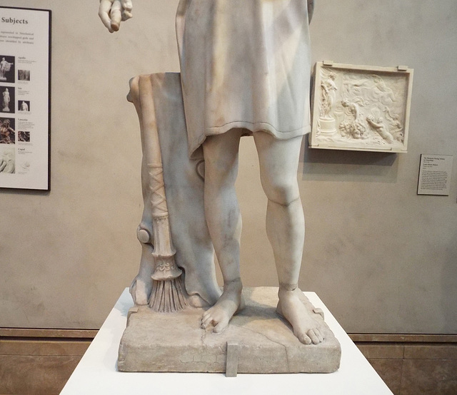 Detail of Paris by an Unknown Sculptor in the Getty Center, June 2016