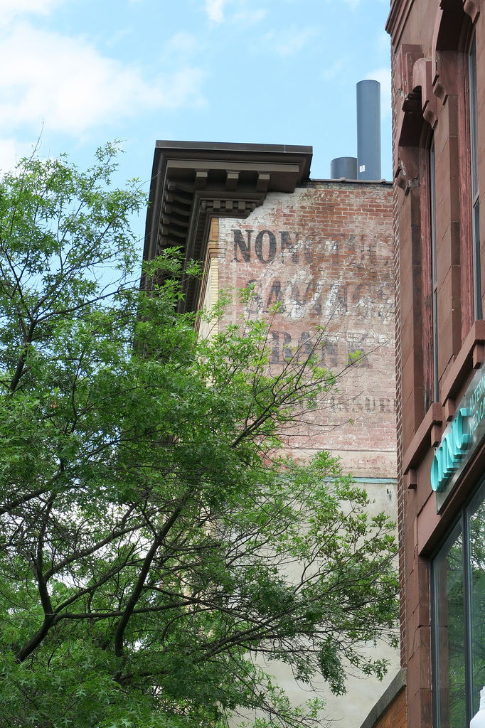 Nonotuck Savings Bank Coca Cola ghostsign crop