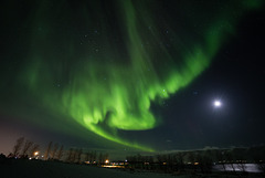 Aurora over Eyjafjörður