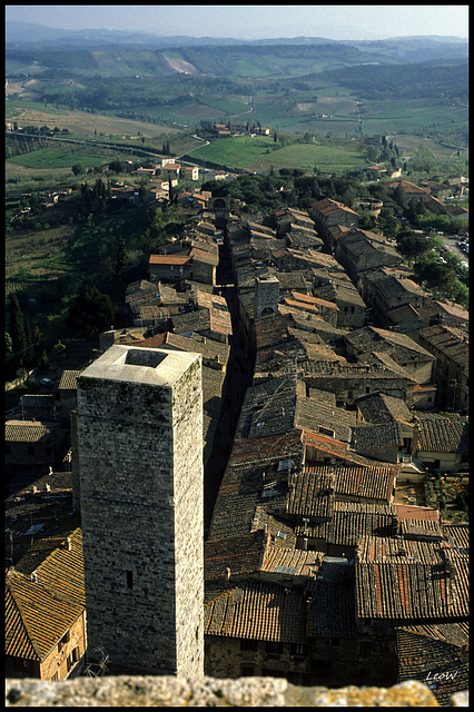 Toskana 1990 - San Gimignano