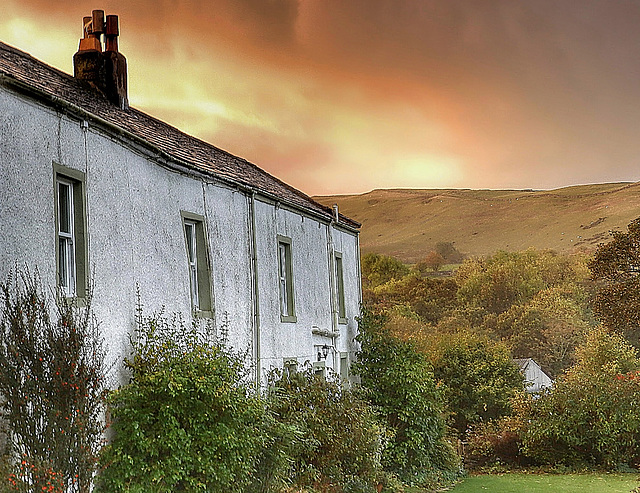 Stormy start to the day, Highside Cottage, Lake District