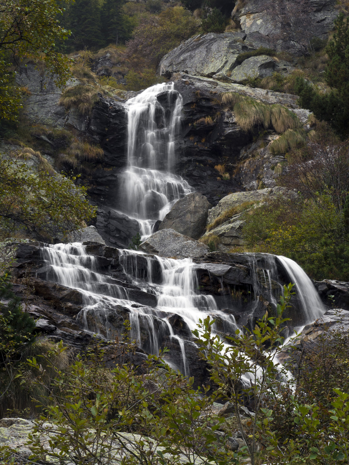 Oropa, Biella - The waterfall of Mucrone