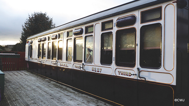 Restored Coach at Cromdale Railway Station