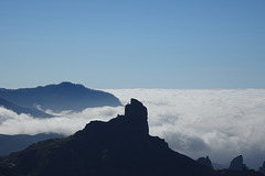 Roque Nublo Surrounded By Cloud