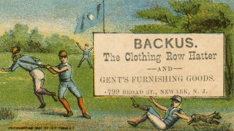 Peter S. Backus, the Clothing Row Hatter, Newark, New Jersey