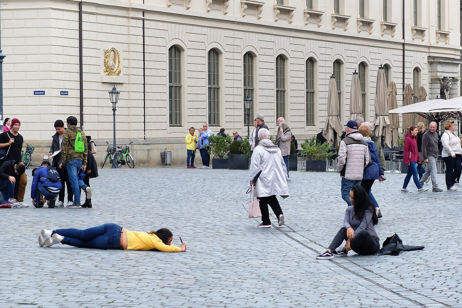 Foto-Shooting auf dem Neumarkt