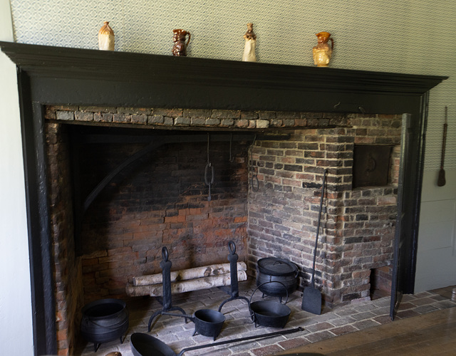 Hamilton House fireplace