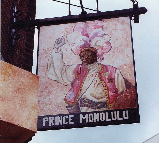 prince monolulu pub, maple st, london
