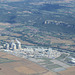 La centrale nucléaire du Bugey. 18 septembre 2015. Vol Lufthansa Lyon / Frankfurt.