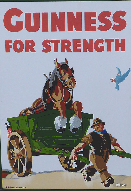 Advertising billboards at Cromdale Railway Station (restored)