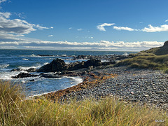 View from the Tarbet Ness Peninsula coastal trail