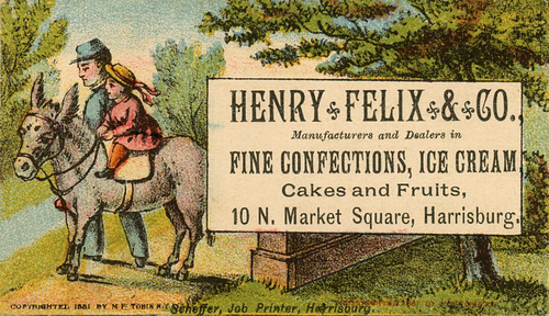 Henry Felix and Company, Fine Confections, Ice Cream, Harrisburg, Pa.