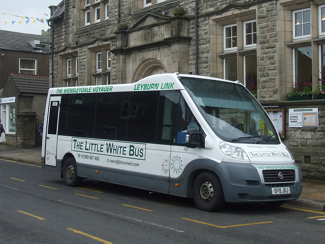 DSCF3684 ‘Little White Bus’ (UWCP) SF15 JOJ in Hawes - 10 Jun 2016