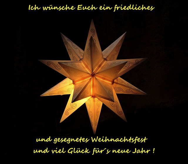 Frohe Weihnachten Euch allen!