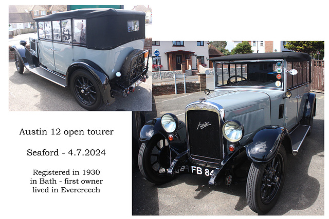 1930 Austin 12 - Seaford - 4 7 2024