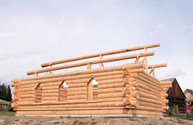 108 Ranch, Church under Construction.