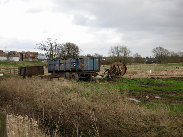 Manor Farm alongside the A42