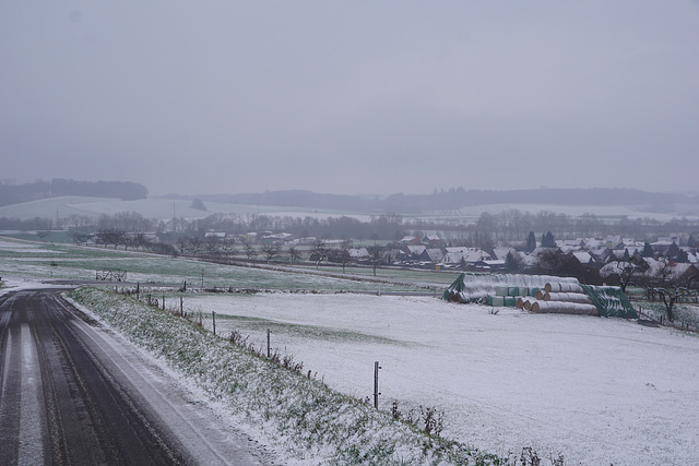 Winterliches Dorf