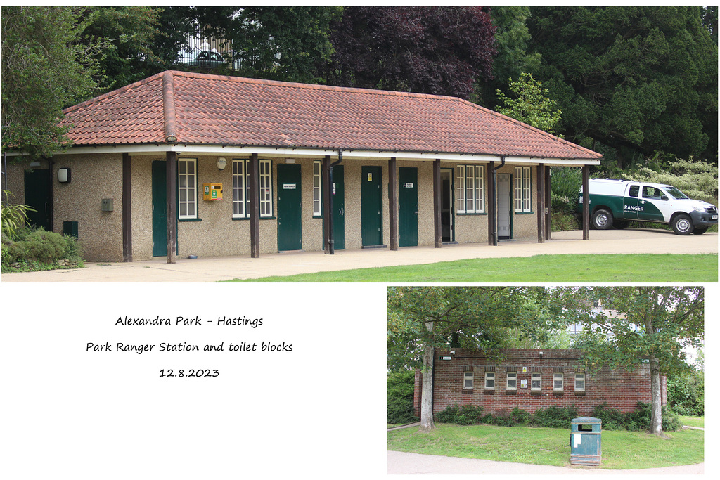 Alexandra Park - Hastings - Ranger Station & toilets - 12 8 2023