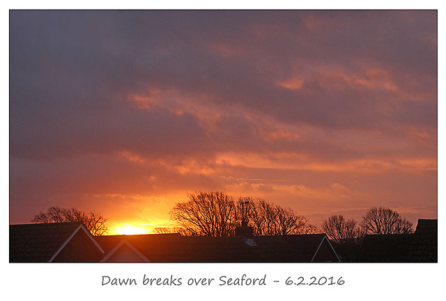 Sunrise Seaford  - 6.2.2016